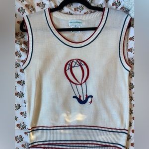 Red, White, and Blue sweater vest!! So cutesy!